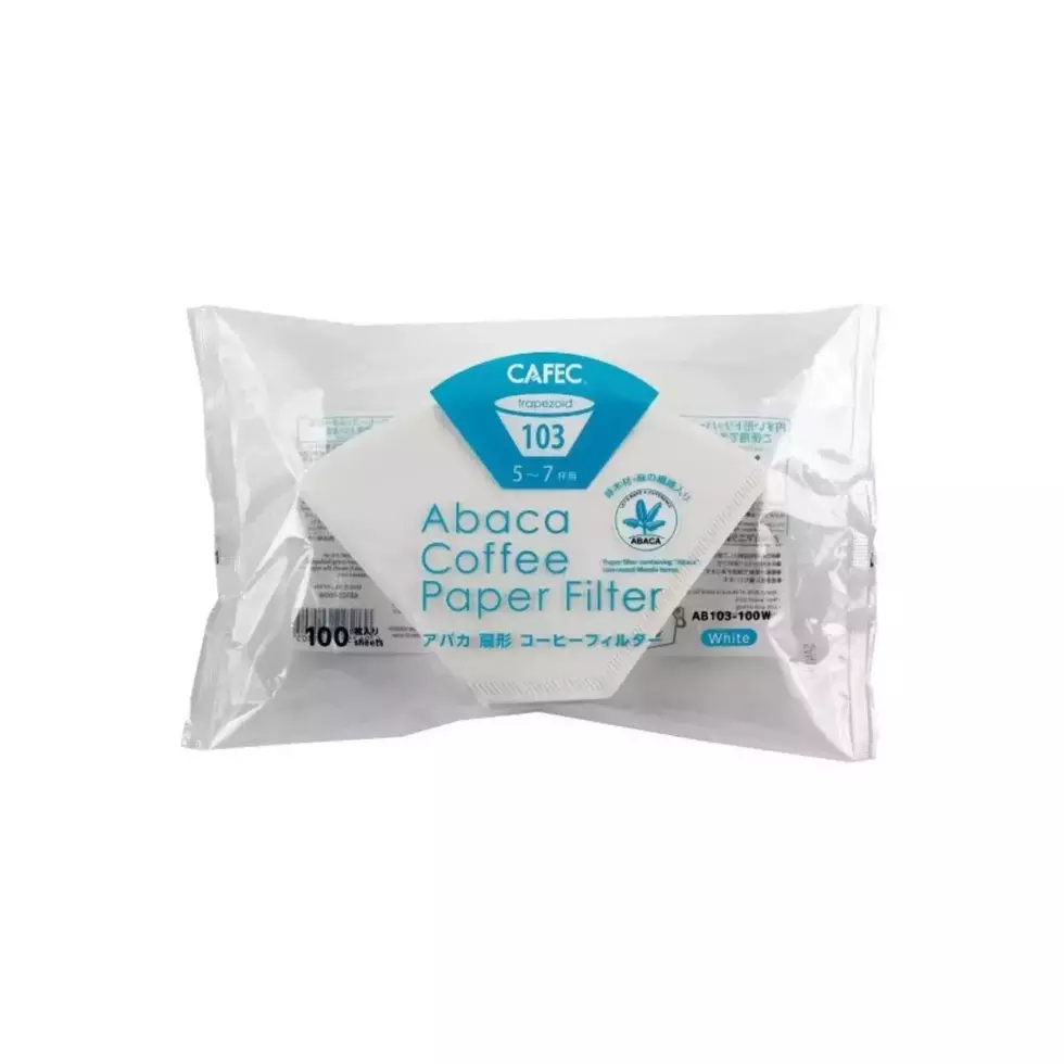 Abaca trapezoid 103 papirfilter 100stk &#8211; Filter til kaffetrakter