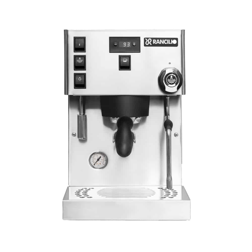Rancilio Silvia Pro X med Rancilio Stile manuell kaffekvern og kaffe